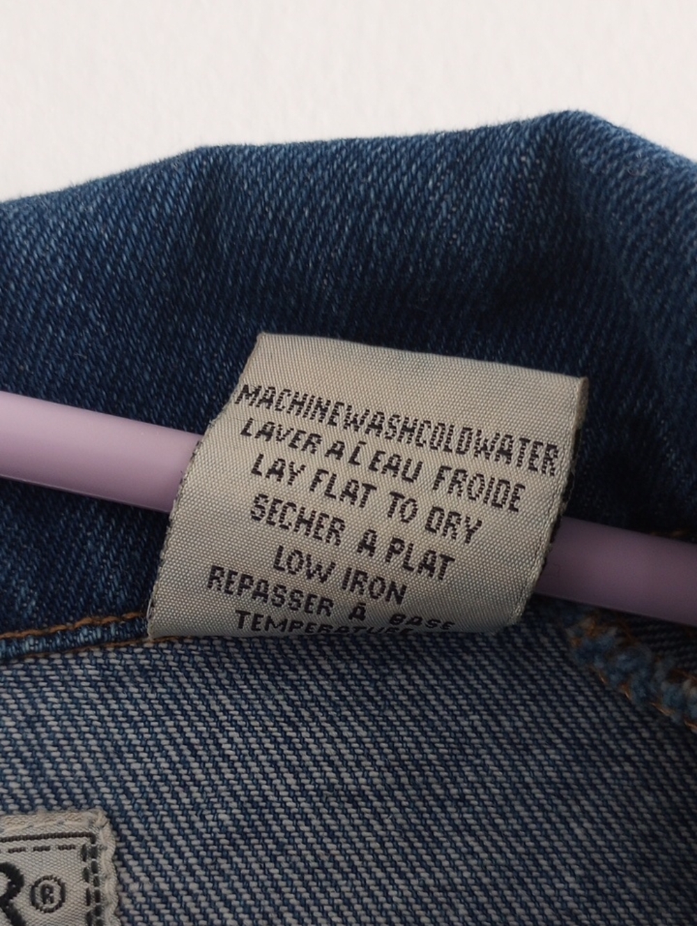 Vintage 100% Cotton Blue Denim Work Wear Jacket Size XL - Picture 7 of 13